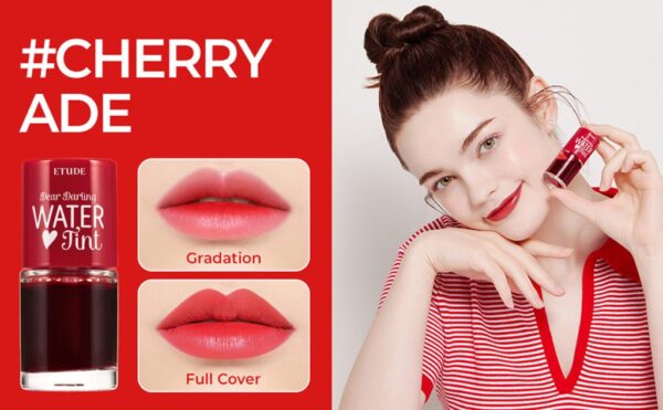ETUDE DEAR DARLING® WATER TINT 02 CHERRY ADE (KOREAN) - Image 2