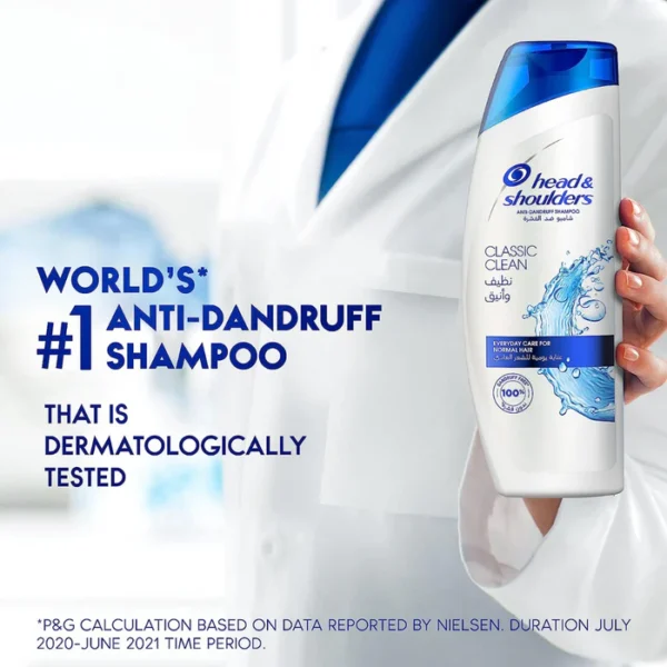 HEAD & SHOULDERS CLASSIC CLEAN SHAMPOO 1L - Image 3