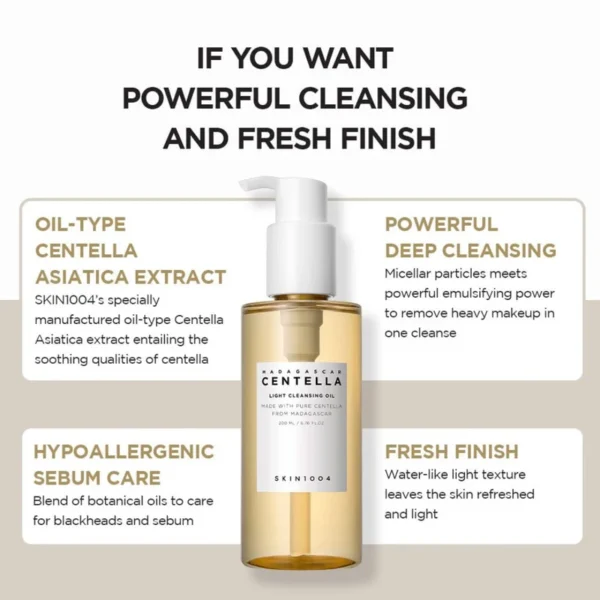 CENTELLA LIGHT CLEANSING OIL - Image 2