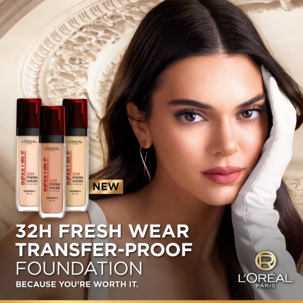 L'ORÉAL PARIS INFAILLIBLE 32H FRESHWEAR LIQUID FOUNDATION SPF25 - Image 2