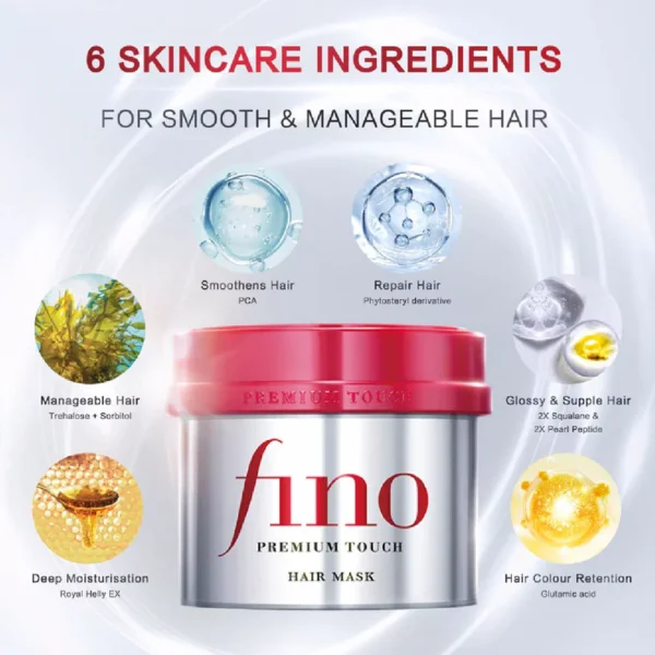 FINO HAIR MASK PREMIUM TOUCH HAIR MASK 230G - Image 2