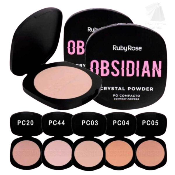 RUBY ROSE OBSIDIAN CRYSTAL POWDER 9.6ML - Image 2