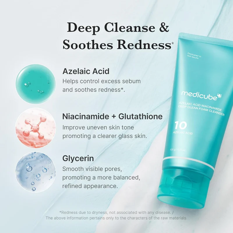 AZELAIC ACID NIACINAMIDE DEEP CLEAN FOAM CLEANSER - Image 3