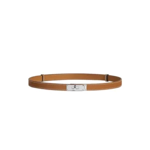 HERMES KELLY BELT HAVAN (SILVER)