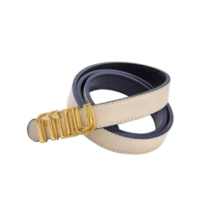 MIU MIU BELT BEIGE