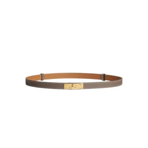 HERMES KELLY BELT GREIGE (GOLD)