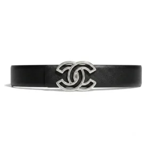 CHANEL BELT BLACK