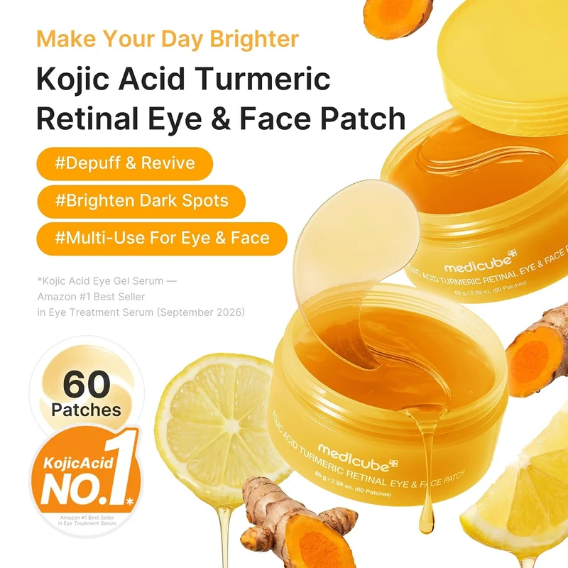 KOJIC ACID TURMERIC EYE PATCHES - 60 PCS - Image 3