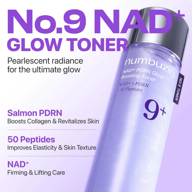NO.9+ NAD+ PDRN GLOW BOOSTING TONER - Image 2